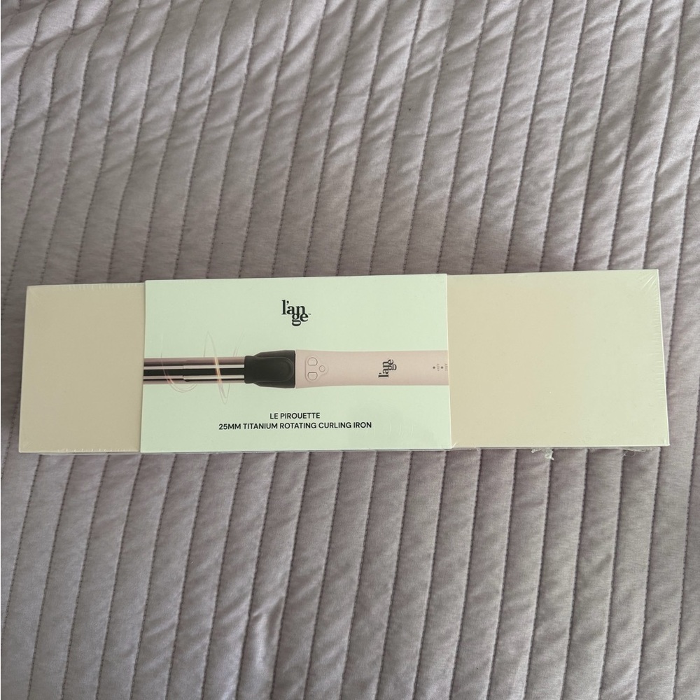 Lange Pink Titanium Rotating Curling Iron